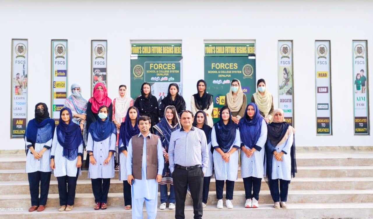 Orientation session conducted for newly inducted teachers by Sqn Leader (R) Abbas Ali (HOD Academics & Training) .  Forces School and College System Fazaia Campus, Depalpur